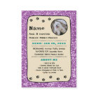 Custom Pet Trading Card, Therapy Dog Trading
