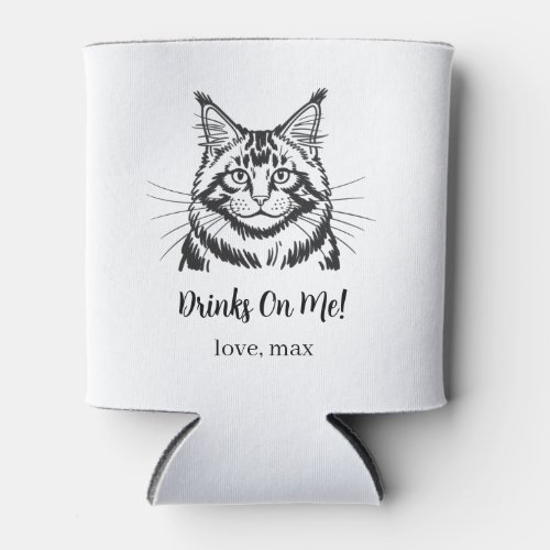 Custom Pet Wedding Can Cooler
