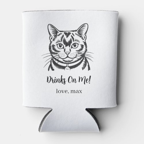 Custom Pet Wedding Can Cooler