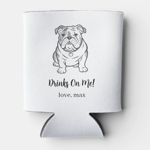 Custom Pet Wedding Can Cooler