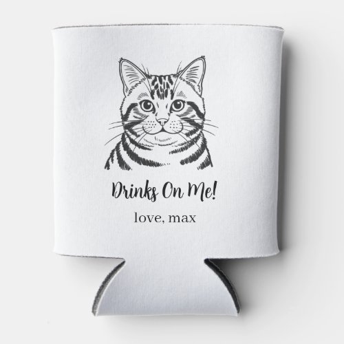 Custom Pet Wedding Can Cooler