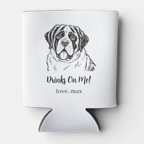 Custom Pet Wedding Can Cooler