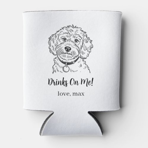 Custom Pet Wedding Can Cooler