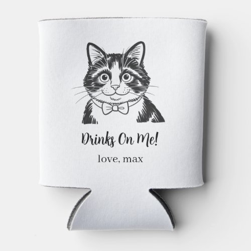 Custom Pet Wedding Can Cooler