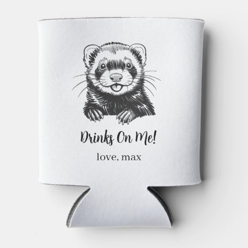 Custom Pet Wedding Can Cooler