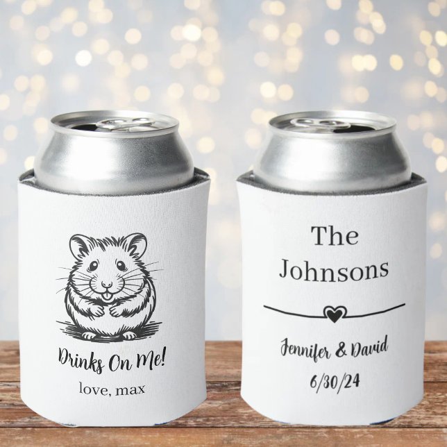 Custom Pet Wedding Can Cooler (Creator Uploaded)