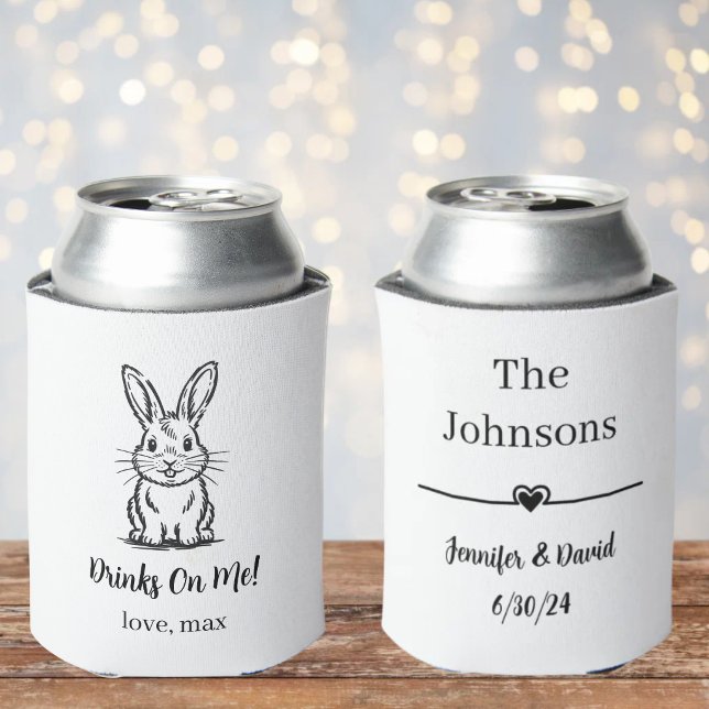 Custom Pet Wedding Can Cooler (Creator Uploaded)