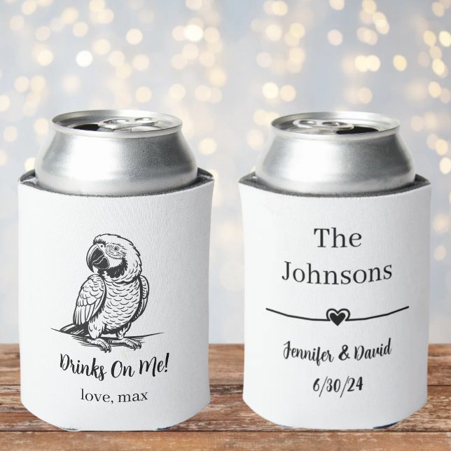 Custom Pet Wedding Can Cooler (Creator Uploaded)