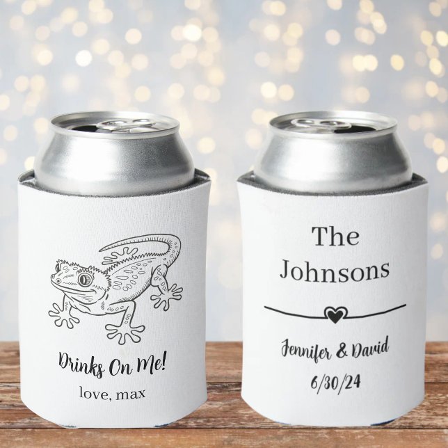 Custom Pet Wedding Can Cooler (Creator Uploaded)