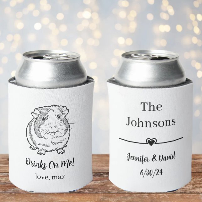 Custom Pet Wedding Can Cooler (Creator Uploaded)