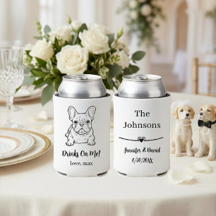 Custom Pet Wedding Can Cooler