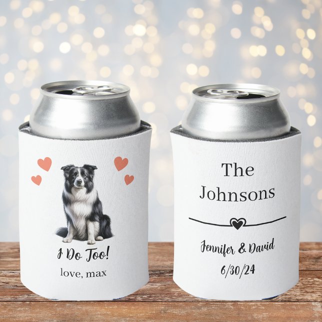 Custom Pet Wedding Can Cooler (Creator Uploaded)