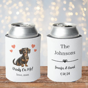 Custom Pet Wedding Can Cooler
