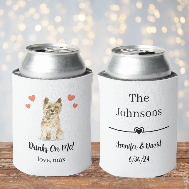 Custom Pet Wedding Can Cooler (Creator Uploaded)