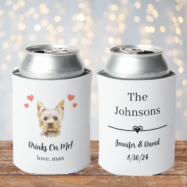 Custom Pet Wedding Can Cooler (Creator Uploaded)