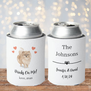 Custom Pet Wedding Can Cooler