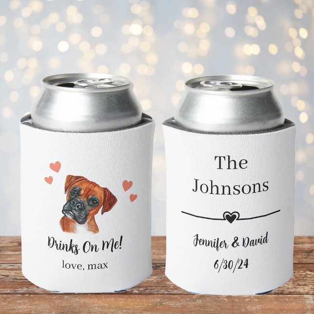 Custom Pet Wedding Can Cooler (Creator Uploaded)