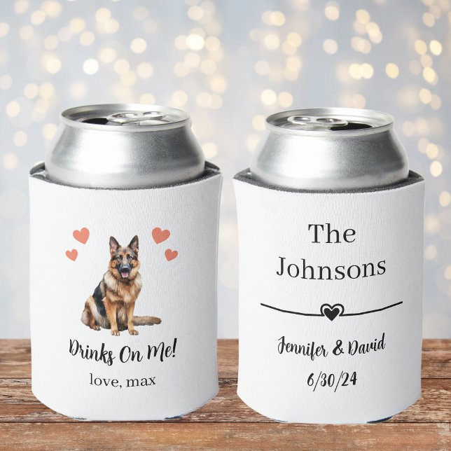 Custom Pet Wedding Can Cooler (Creator Uploaded)