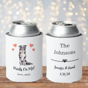 Custom Pet Wedding Can Cooler