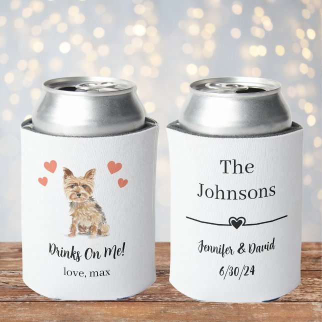 Custom Pet Wedding Can Cooler (Creator Uploaded)