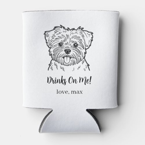 Custom Pet Wedding Can Cooler