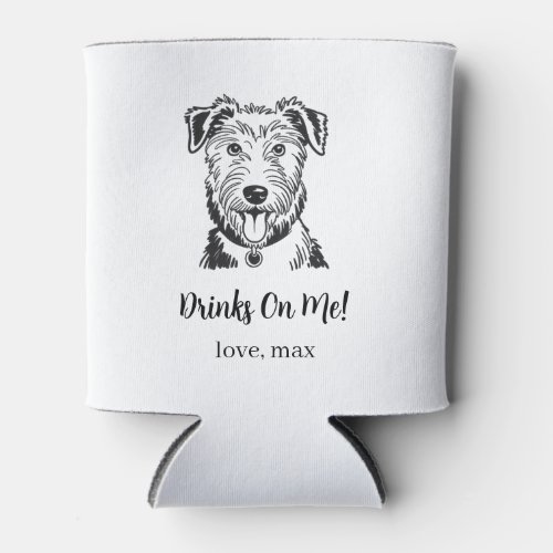 Custom Pet Wedding Can Cooler