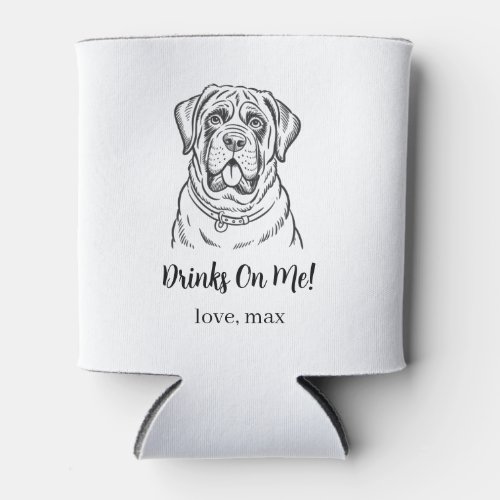 Custom Pet Wedding Can Cooler