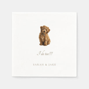 Custom Pet Wedding Personalized Napkins