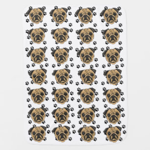 Custom Pet with Face Dog Cat Photo Printed Gift Baby Blanket