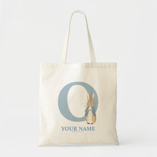 Custom Peter Rabbit _ Letter O Tote Bag