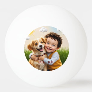 Custom Pets Kids Funny Party Personalized Ping Pong Ball