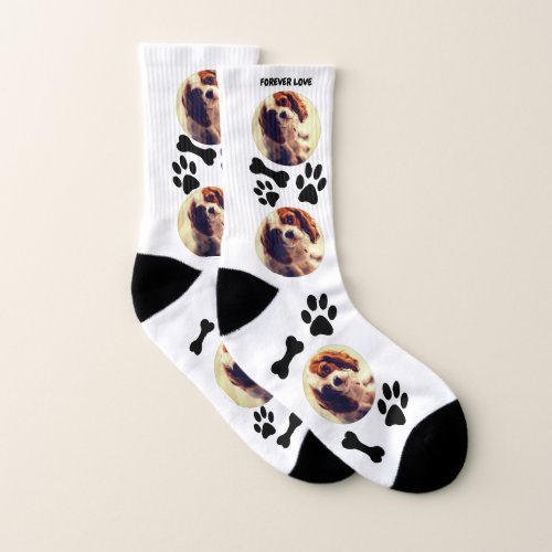 Custom pets photo socks