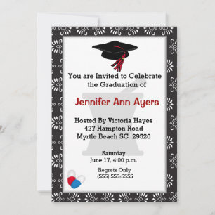 Custom Pharmacist Graduation Invitation