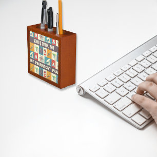 Custom Pharmacist Iconic Designed Pencil Holder