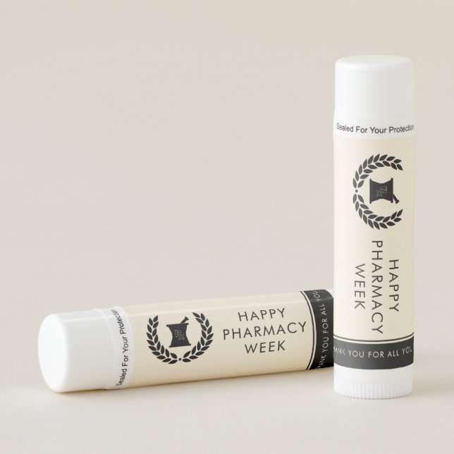 Custom Pharmacy Week Pharmacist Pharmacy Tech Lip Balm (Front)