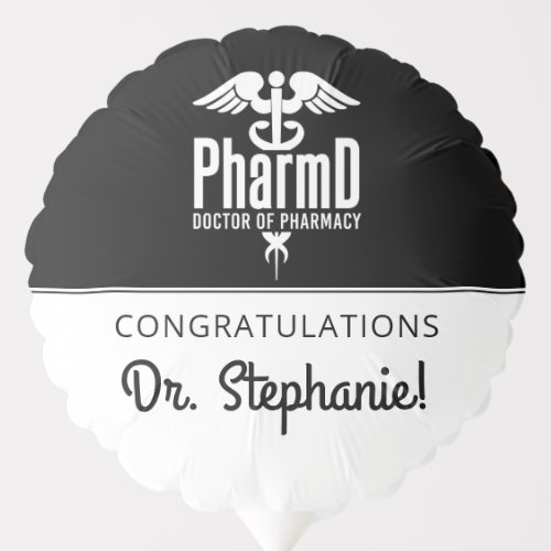 Custom PharmD Doctor of Pharmacy Graduation Party Balloon