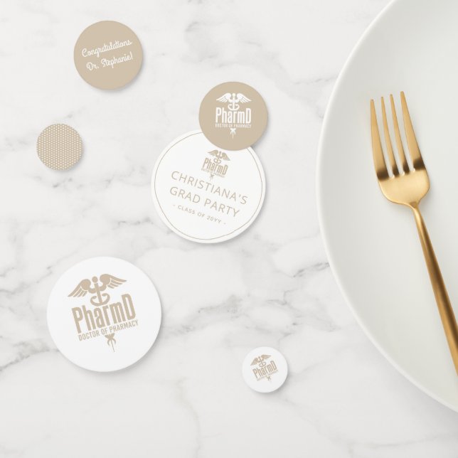 Custom PharmD Doctor of Pharmacy Graduation Party Confetti (Group)