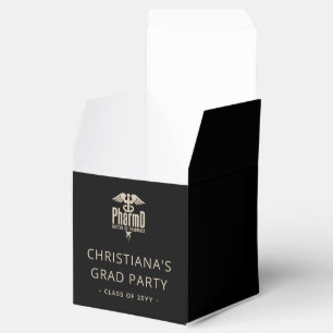 Custom PharmD Doctor of Pharmacy Graduation Party Favor Boxes