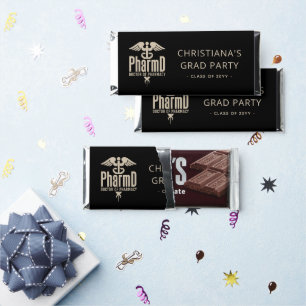 Custom PharmD Doctor of Pharmacy Graduation Party Hershey Bar Favors