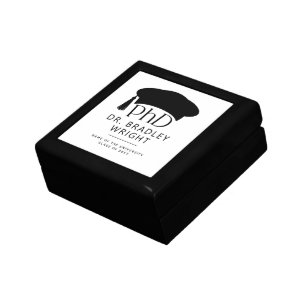 Custom PhD Doctoral Hat Doctoral Degree Graduation Gift Box