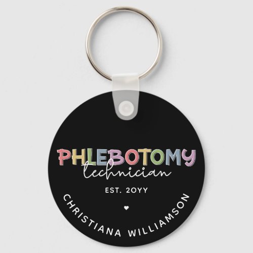 Custom Phlebotomy Technician PBT Phlebotomy Tech Keychain
