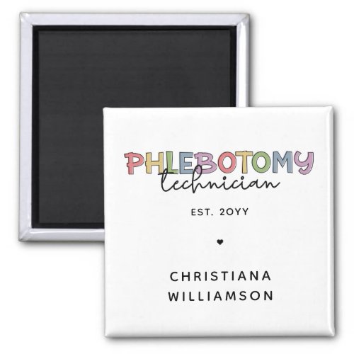 Custom Phlebotomy Technician PBT Phlebotomy Tech Magnet