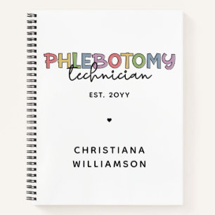 Custom Phlebotomy Technician PBT Phlebotomy Tech Notebook