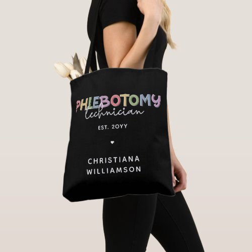 Custom Phlebotomy Technician PBT Phlebotomy Tech Tote Bag