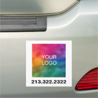 Custom Phone Number Business Logo Template Large