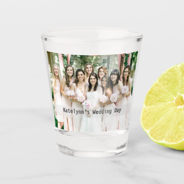 Custom Phot Shot Glass (Front)