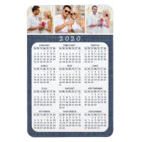 Calendar Refrigerator Custom Magnets 4x6