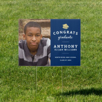 Custom Photo 2024 Graduation EDITABLE Colors Sign