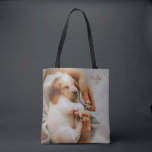 Custom Photo 2 Sided  Tote Bag<br><div class="desc">A sweet photo of your new puppy. Replace this placeholder photo with your own photo on any topic. Perfect for pets,  family photos,  newlyweds,  BFF'S and more!</div>