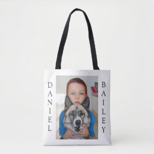 Custom Photo 2 Sided  Tote Bag